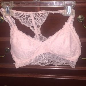 Auden pink rackback bralette XS